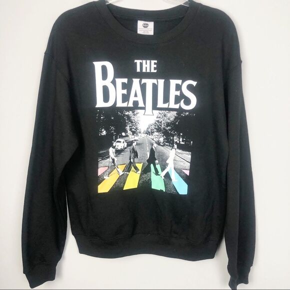 THE BEATLES | Band Crewneck Sweatshirt Album Cover Women’s Size Medium - Picture 2 of 8